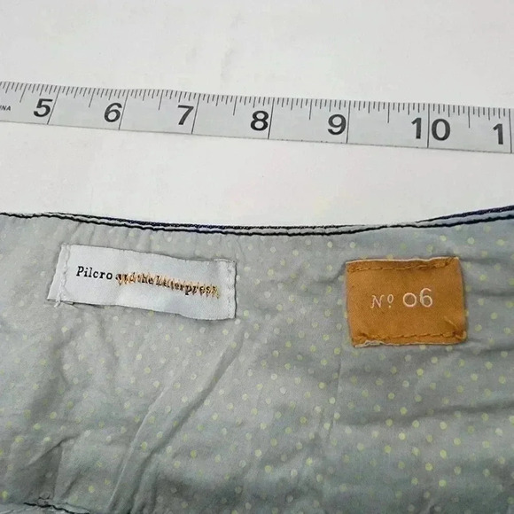 Anthro Pilcro and the Letterpress Denim Mini Skirt - Picture 4 of 8